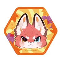 GoodSmile Moment FLUFFY LAND Pinback Button Angry(re-run) - FLUFFY LAND - photo 1