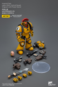Imperial Fists   Legion MkIII Tactical Squad Sergeant with Power Sword 5