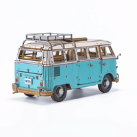 wa-gu-mi Vintage Volkswagen Type 2 (T1) Camper Van GREEN 11