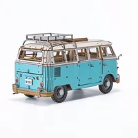 Azone wa-gu-mi Vintage Volkswagen Type 2 (T1) Camper Van GREEN - Scale Kits - photo 11