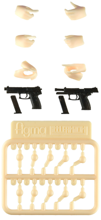LAOP12: figma Hands for Guns 2 - Handgun Set 2