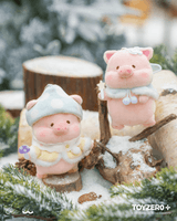 LuLu the Piggy Winter Series - Snow Elf Lu Plush Keychain 5