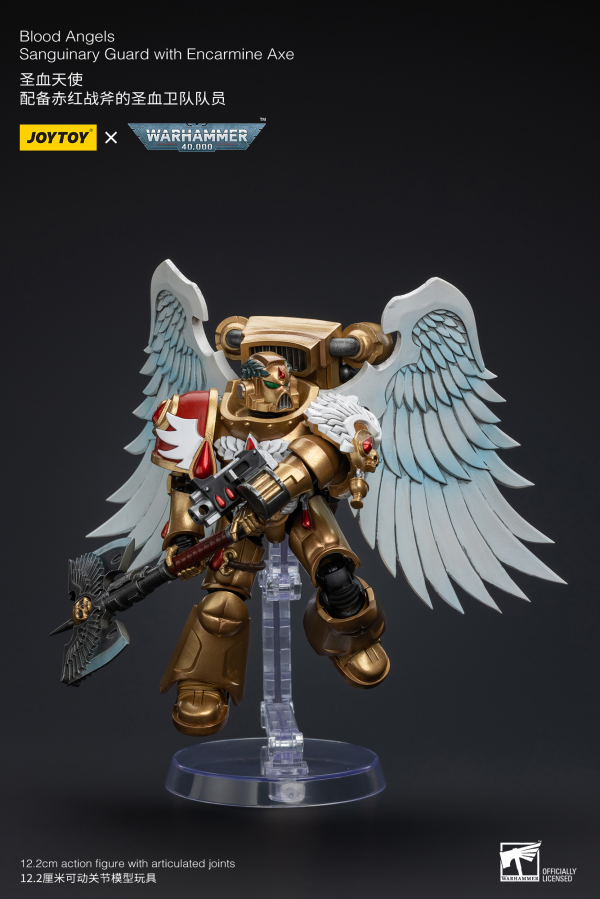 Blood Angels Sanguinary Guard with Encarmine Axe