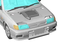 Hasegawa [HC47] 1:24 NISSAN PULSAR (RNN14) GTI-R - Scale Kits - photo 29