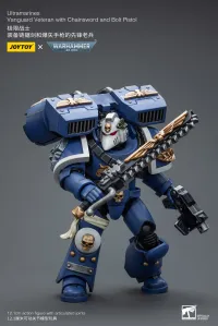JOYTOY Ultramarines Vanguard Veteran with Chainsword and Bolt Pistol - Warhammer 40K - photo 8