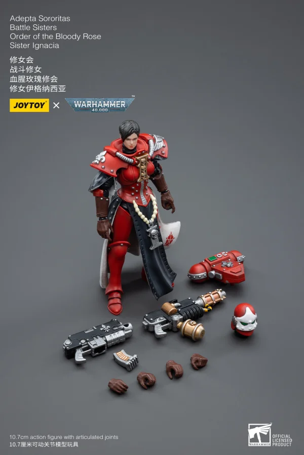 JOYTOY Adepta Sororitas Battle Sisters Order of the Bloody Rose Sister Ignacia - Warhammer 40K