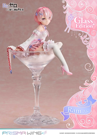 PRISMA WING Re:ZERO -Starting Life in Another World- Ram Glass Edition 1/7 Scale Pre-Painted Figure 20