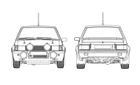 Hasegawa [HC38] 1:24 MITSUBISHI LANCER EX 2000 TURBO 1982 1000 LAKES RALLY - Scale Kits - photo 18