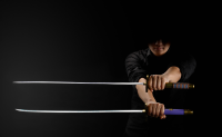 RORONOA ZORO THREE SWORD STYLE set (Wado Ichimonji,Sandai Kitetsu,Enma) "ONE PIECE", TAMASHII NATIONS PROPLICA 3