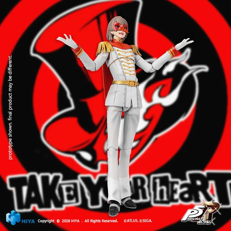 HIYA TOYS 1/12 Scale 6 Inch Persona 5 Royal Crow Action Figure - Persona 5