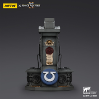 Ultramarines Lieutenant Titus' MKX Helmet & Display Stand 24