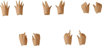 Harmonia bloom Hand Parts Set (bloom/Sunset) 2