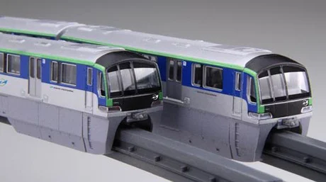 Fujimi [ST-14 EX-1] 1/150 Tokyo Monorail Type 10000 Six Car Formation (Unpainted Kit) (6-Car Set) (Unassembled Kit) - Scale Kits