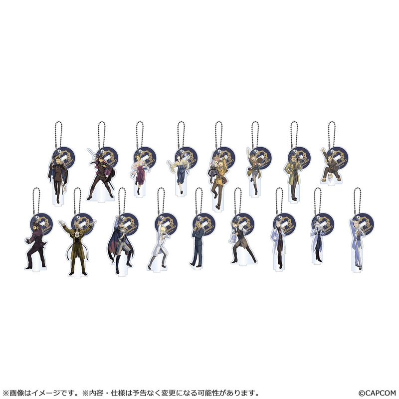 The Great Ace Attorney 10th anniversary acrylic stand Keychain collection (17pc/box)