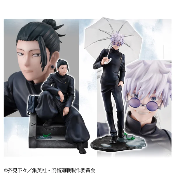MegaHouse FIGURE JUJUTSUKAISEN Satoru Gojo ・ Suguru Geto KOSEN ver. set 【with gift】 - Jujutsu Kaisen