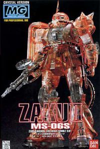 MG MS-06S Zaku2 Clear Body 1