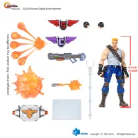 HIYA TOYS Exquisite Basic Series 1/12 Scale CONTRA:OPERATION GALUGA Bill Rizer - Video Games - photo 4