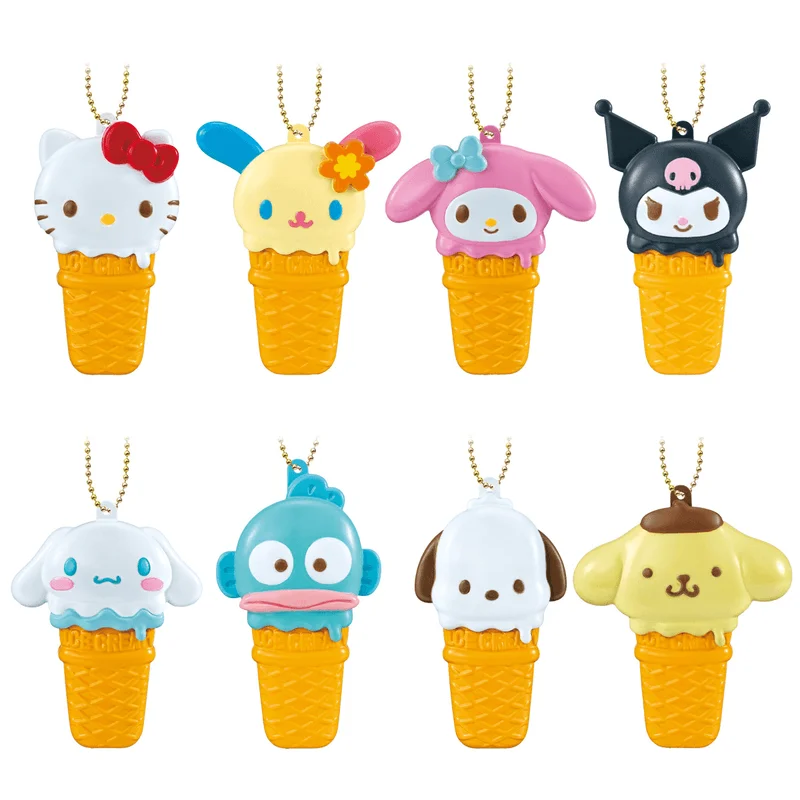BANDAI Hello Kitty & Friends Ice Creamy Case Charm "Sanrio" (Open Box/10), Bandai Shokugan - Sanrio