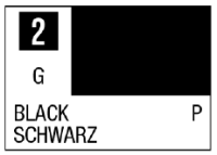 Mr Color Spray - S2 Black (Gloss/Primary) 1