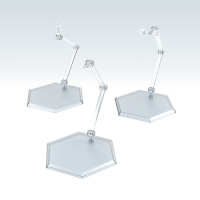 The Simple Stand x3 (for Figures & Models) Hex Type 10