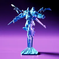Max Factory PLAMAX MF-73 minimum factory Layzner & Zakaal: SPT Color Ver. - BLUE COMET SPT LAYZNER - photo 1