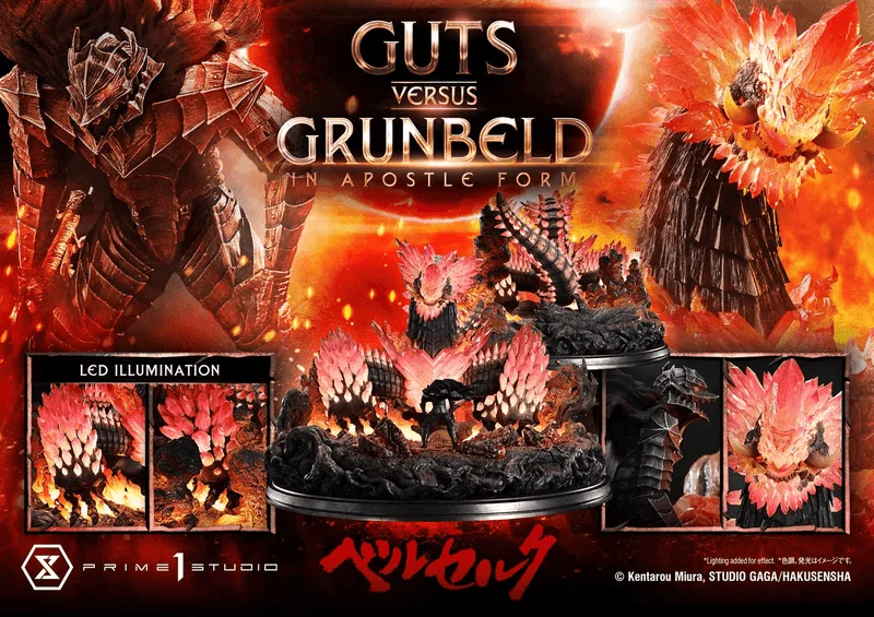 Prime 1 Studio Ultimate Diorama Masterline Berserk Guts Versus Grunbeld in Apostle Form - Berserk