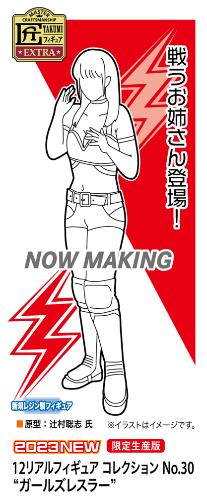1/12 12 Real Figure Collection No.30 “GIRL’S WRESTLER”