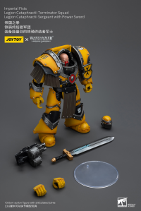 Imperial Fists Legion Cataphractii Terminator Squad Legion Cataphractii Sergeant with Power Sword 4