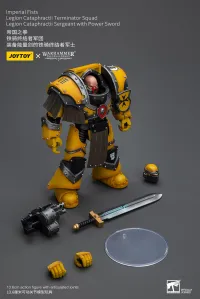 JOYTOY Imperial Fists Legion Cataphractii Terminator Squad Legion Cataphractii Sergeant with Power Sword - Warhammer 40K - photo 4
