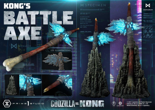 Life Size Bust Godzilla vs Kong (Film) Kong's Battle Axe