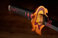 TAMASHII NATIONS NICHIRIN SWORD (TANJIRO KAMADO) KYOJURO RENGOKU’S SWORD GUARD ver. "Demon Slayer: Kimetsu no Yaiba", TAMASHII NATIONS PROPLICA - Demon Slayer: Kimetsu no Yaiba - photo 8