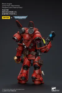 JOYTOY Blood Angels Jump Pack Intercessors Sergeant With Plasma Pistol - Warhammer 40K - photo 9