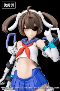 KOTOBUKIYA MEGAMI DEVICE M.S.G 04 FACE SET Chaos & Pretty SKIN COLOR C - Megami Device - photo 6
