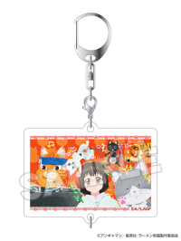 Ramen Akaneko Connecting Acrylic Keychain (1pc / 10pc per box) 3