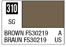 Mr. Color 310 - Brown FS30219 (Semi-Gloss/Aircraft)
