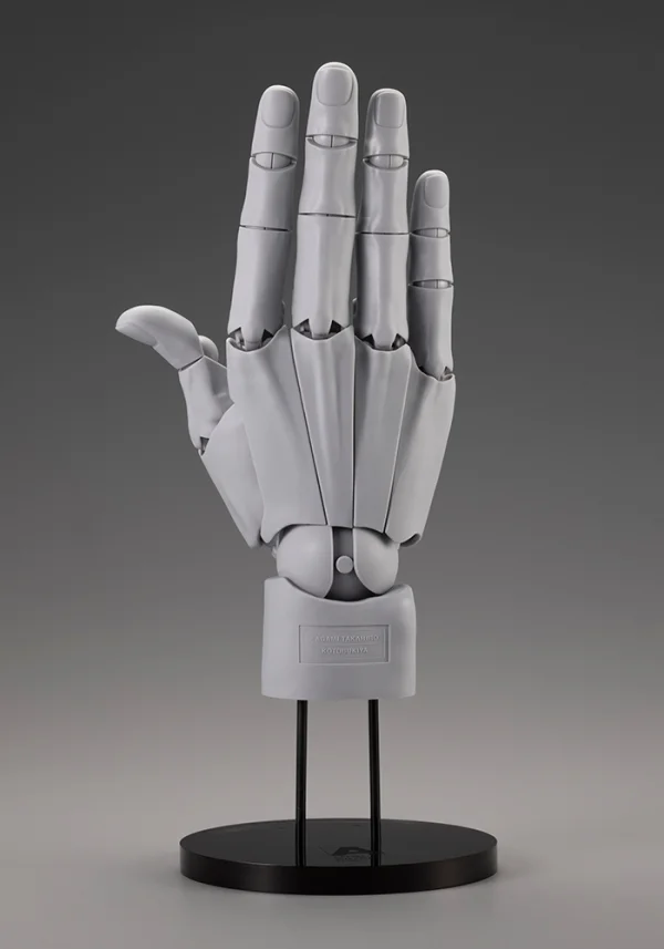 KOTOBUKIYA ARTIST SUPPORT ITEM HAND MODEL MEN’S/R -GRAY- - Art & Display