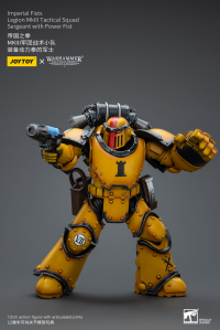 Imperial Fists   Legion MkIII Tactical Squad  Sergeant with Power Fist 9