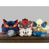 Monster Hunter Fluffy Eggshaped Plush Rathalos 4