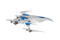 [PP163] SILVER HAWK 3F-1B SPACE FIGHTER 2P COLOR 2