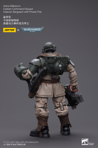 Astra Militarum Cadian Command Squad Veteran Sergeant with Power Fist 7