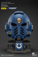 Ultramarines Captain MkX Helmet & Display Stand 30