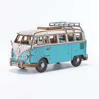 Azone wa-gu-mi Vintage Volkswagen Type 2 (T1) Camper Van GREEN - Scale Kits - photo 13