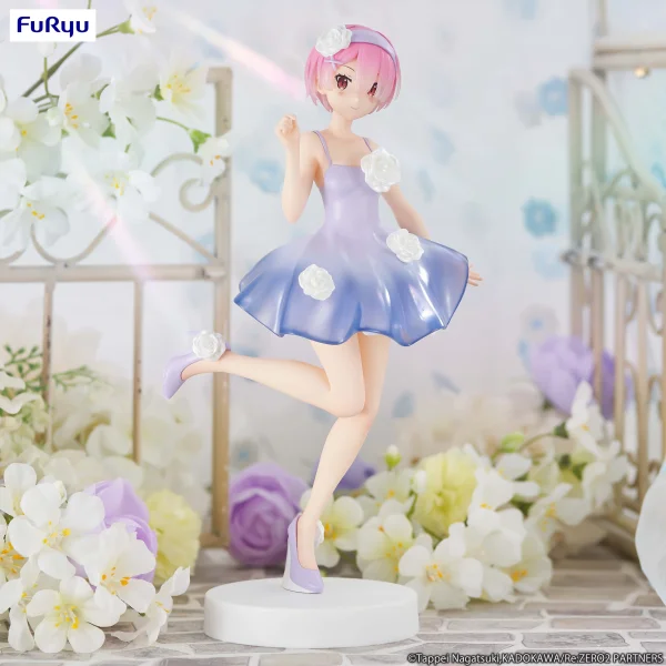 FuRyu Re:ZERO -Starting Life in Another World-　Trio-Try-iT Figure -Ram Flower Dress- - Re:ZERO -Starting Life in Another World-