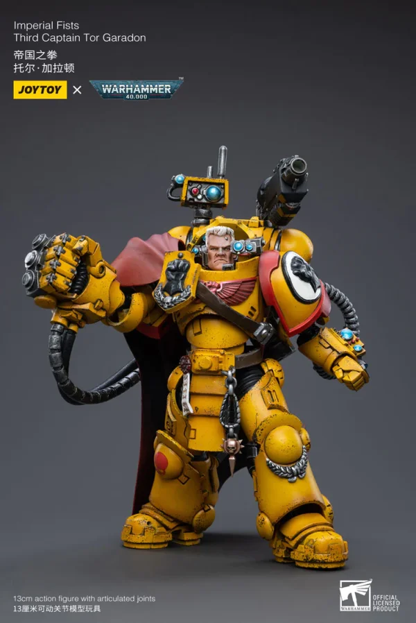 JOYTOY Imperial Fists Third Captain Tor Garadon - Warhammer 40K