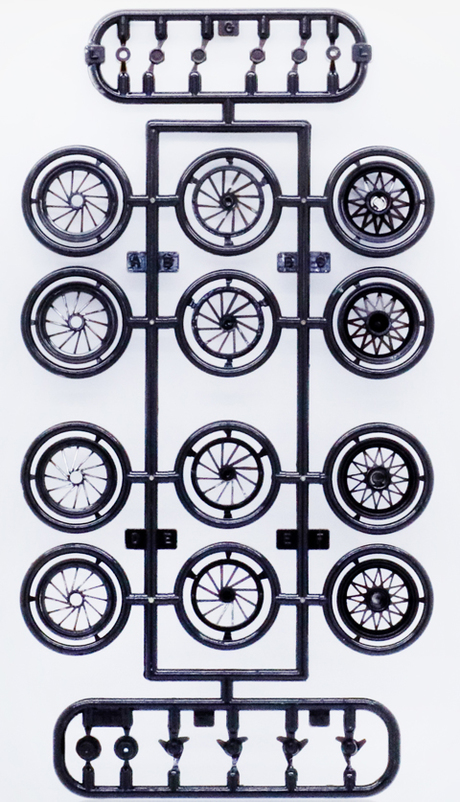 [Wheel-14] 1/24 Normal Wire Silver Type 17inch