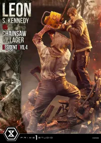 Prime 1 Studio Ultimate Premium Masterline Resident Evil 4 Leon S. Kennedy versus Chainsaw Villager Bonus Version - Video Games - photo 72