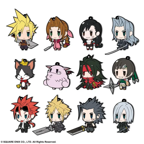 SQUARE ENIX FINAL FANTASY TRADING RUBBER STRAP FF VII EXTENDED EDITION (Box) - Final Fantasy