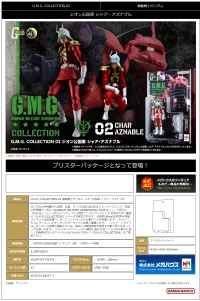 MegaHouse G.M.G. COLLECTION 02 Principality of Zeon Char Aznable - Mobile Suit Gundam - photo 7