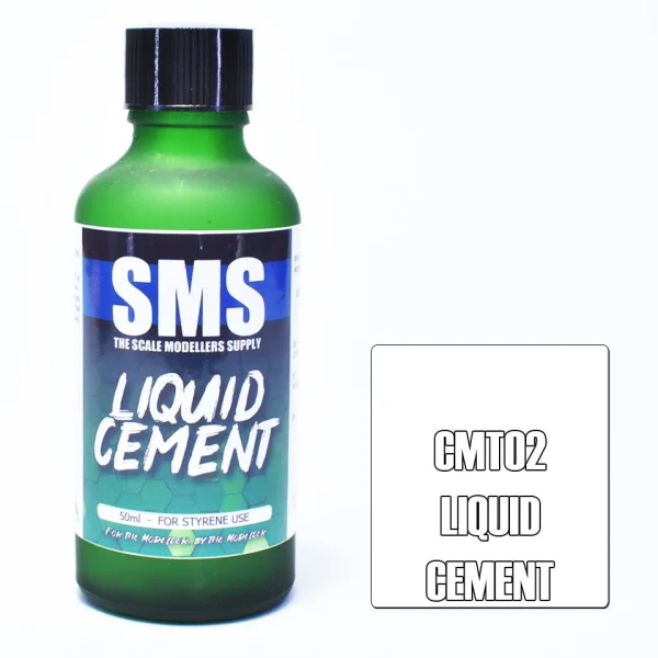 The Scale Modellers Supply (SMS) Liquid Cement 50ml (Discontinued) - Tools