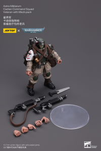 Astra Militarum Cadian Command Squad Veteran with Medi-pack 3